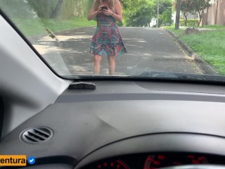Real Amateur Public Quick Sex on the Car !!!