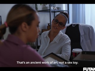 Real Life Futanari - Futa teacher suck her dick and fuck her student