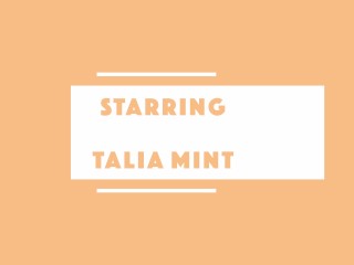 Real Life Futanari - Talia Mint Grows a dick, jerkoff and cum all over herself