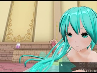 【REAL POV】Miku gives you a DICK MASSAGE!【Hentai】