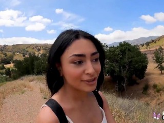 Real Teens - Idaho Teen Vanessa Moon Gives A Nice Head On A Hike Trail Before Fucking In The Hotel