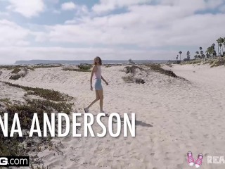 Real Teens - Teen POV pussy play in public