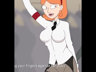 Rick and Morty - A Way Back Home - Sex Scene Only - Part 7 Jessica #1 By LoveSkySanX
