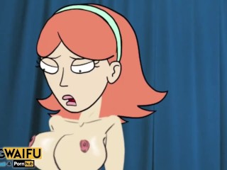 RICK &amp; MORTY Jessica REAL 2D cartoon ANIMATION Big Japanese Ass HENTAI Cosplay Sex PORN XXX rule 34
