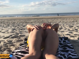 Risk public anal sex on beach People near! Real Amateur Casalaventura