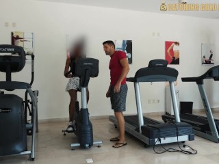 Risky Gym Sex With A Venezuelan Dirty Slut