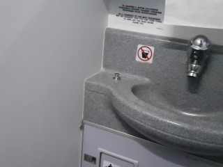 Risky Public Squirt on Plane
