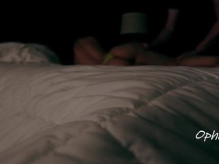 Romantic Prone Bone w/ sexy brunette; real amateur couple