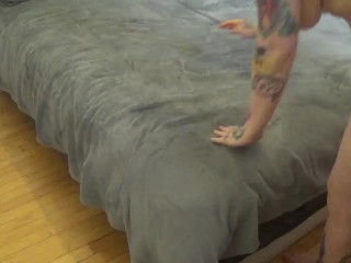 Rough Dry Humping Bed Corners And Pillows