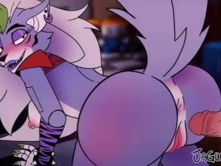 Roxanne Wolf Hot Furry Punk Wolf - FNAF