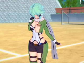 【エロゲーコイカツ！】ソードアートオンライン(SAO) シノン(朝田詩乃)3DCG巨乳アニメ動画[Hentai Game Koikatsu! Asada Shino(Anime 3DCG Video)