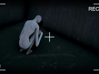 SCP-096 breach containment to fuck busty girl  Horror 3D 