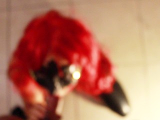 SecretCrush - On My Knees Giving Daddy A Sloppy Blowjob In My Latex Outfit