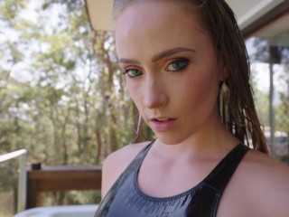 SecretCrush4K - Rough Fucking Gets Sexy Blonde in Latex To Squirt &amp; Scream