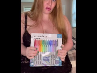 See how many sharpies I get inside my asshole