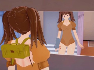 Seven Deadly Sins Hentai 3D (Lesbian) - Merlin x Diane