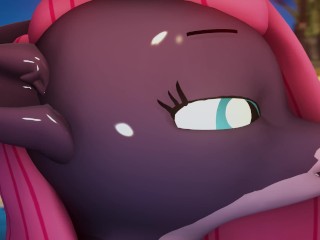 Sex on the beach with chubby shark girl