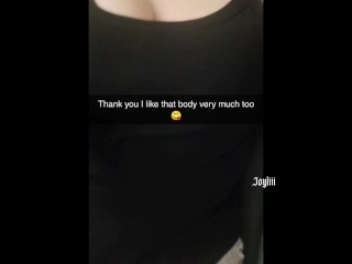 Sexting my best friends dad on Snapchat until I CUUM @joyliii_real