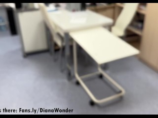 Sexy Doctor Drives Me Crazy By Her Big Bubble Butt : BlowJob UnderTheTable &amp;Missionary&amp;Cowgirl