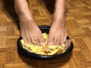 SEXY FEET SMASH hot nachos. Warm and tingly! I couldn't stop giggling.
