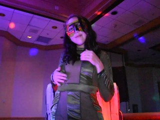 Sexy Tease at a Star Wars themed costume Party