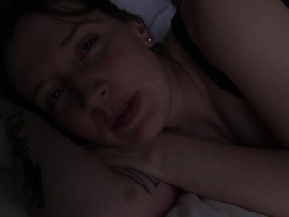 Sharing a Small Bed with stepmom