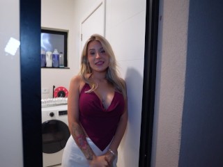 She Can't Pay The Rent - Willing To Pay With Mouth &amp; Pussy And Become The Landlords Slut