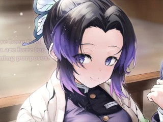 Shinobu Kocho helps your breathing - Hentai JOI (Breathplay Focused, Facesitting,Medium/Hard)