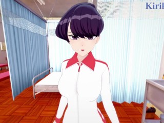 Shoko Komi and I have intense sex in the infirmary. - Komi Can't Communicate POV Hentai