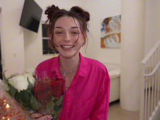 Shrooms Q Surprises Johnny Love With Squirt For Valentines