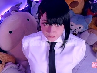 Shy Kobeni gets fucked - Chainsaw Man cosplay - kakao chan