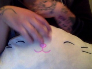 SHY PERSON JIGGLES HUGE TITS WITH CUTE STUFFED ANIMAL