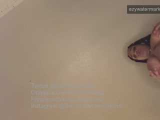 Sitting my big fat hairy pussy &amp; asshole on your face