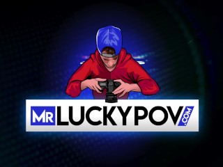 Skinny alt girl Leda Elizabeth Deepthroat with Creampy Fuck - MrLuckyPOV