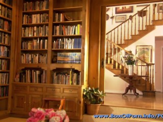 Slut Redhead Ginger Lea Surprised Fuck In Home Library from Jack Lawrence