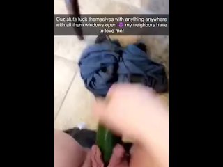Slutty pussy wakes her neighbors up