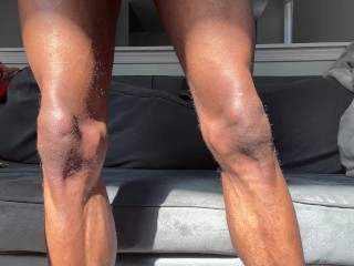 Soft to hard big black dick stroked in the sun moaning squeezing out creamy cum - Fucxingtragic
