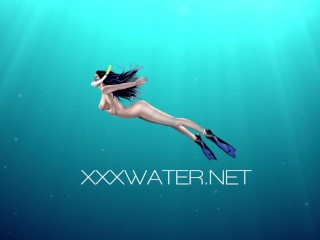 Sophie Murena hottest solo babe underwater