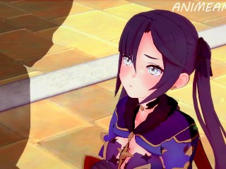 Spending a Day with Mona's Thighs from Genshin Impact Until Creampie - Anime Hentai 3d Compilation