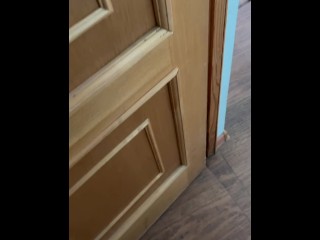 Spied on doc while she was riding a dildo on her break and talking dirty