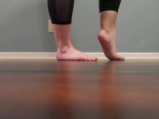 Squishing Cadbury eggs under my delicious feet 