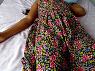 Sri Lankan - Beautiful Black village girl get Fucked by her step brother - Asian Hot Couple