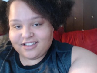 SSBBW Belly and Breast Play