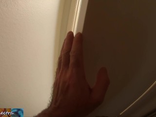Stepson films stepmom undress in the bathroom then fucks her to help her self-confidence