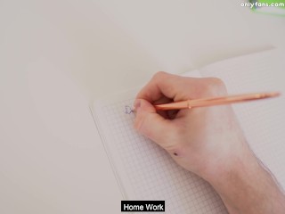 Student fucked a teacher on the table / POV - syndicete