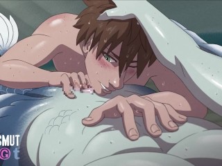 Submissive boyfriend explores your wet mermussy | Hiccup &amp; Jack Frost ANIMATION (preview)