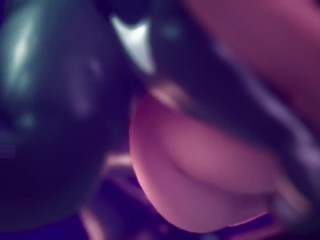 Subverse - Furry alien fucks sexy blonde very fast