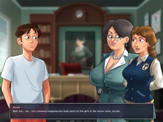 Summertime Saga - Cookie Jar - All Sex Scenes Only - Annie and Principal #1 Part 11