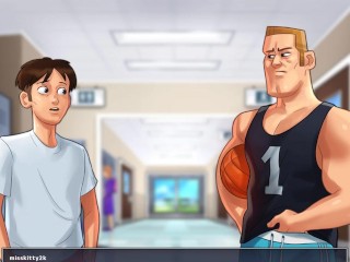 Summertime Saga Reworked - 24 French Teacher French Kissing Me by MissKitty2K