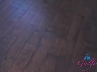 Sweet girl next door Renee Rose stops over to piss, suck cock and get fucked hard